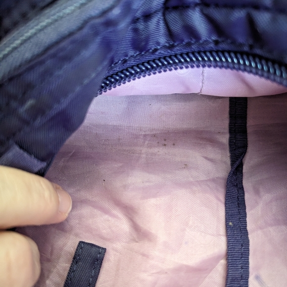 Lug Hula Hoop Diaper Tote Bag. Purple. 15x 12 x 4 - Picture 11 of 14